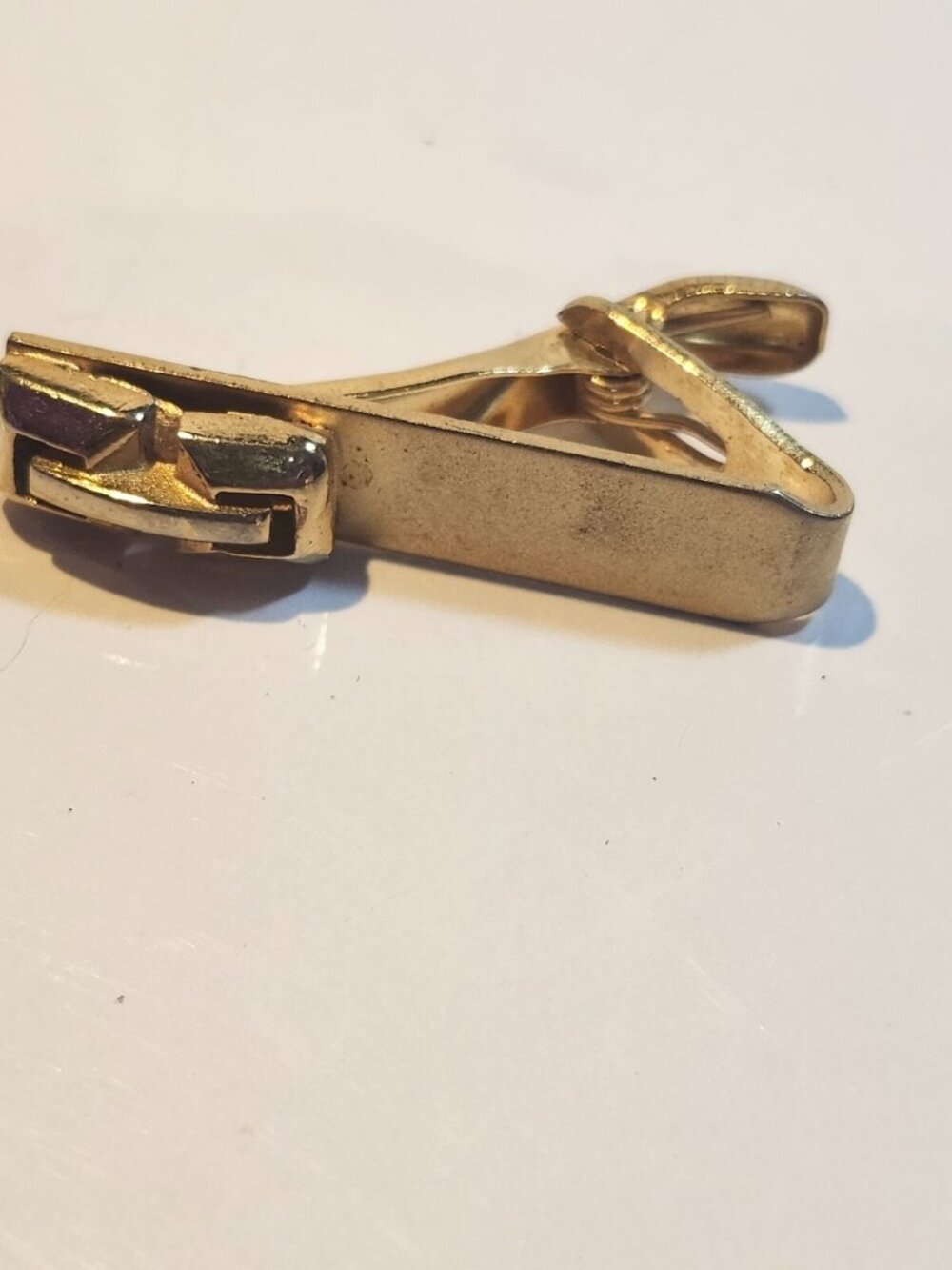 Gold Tone Tie Clip